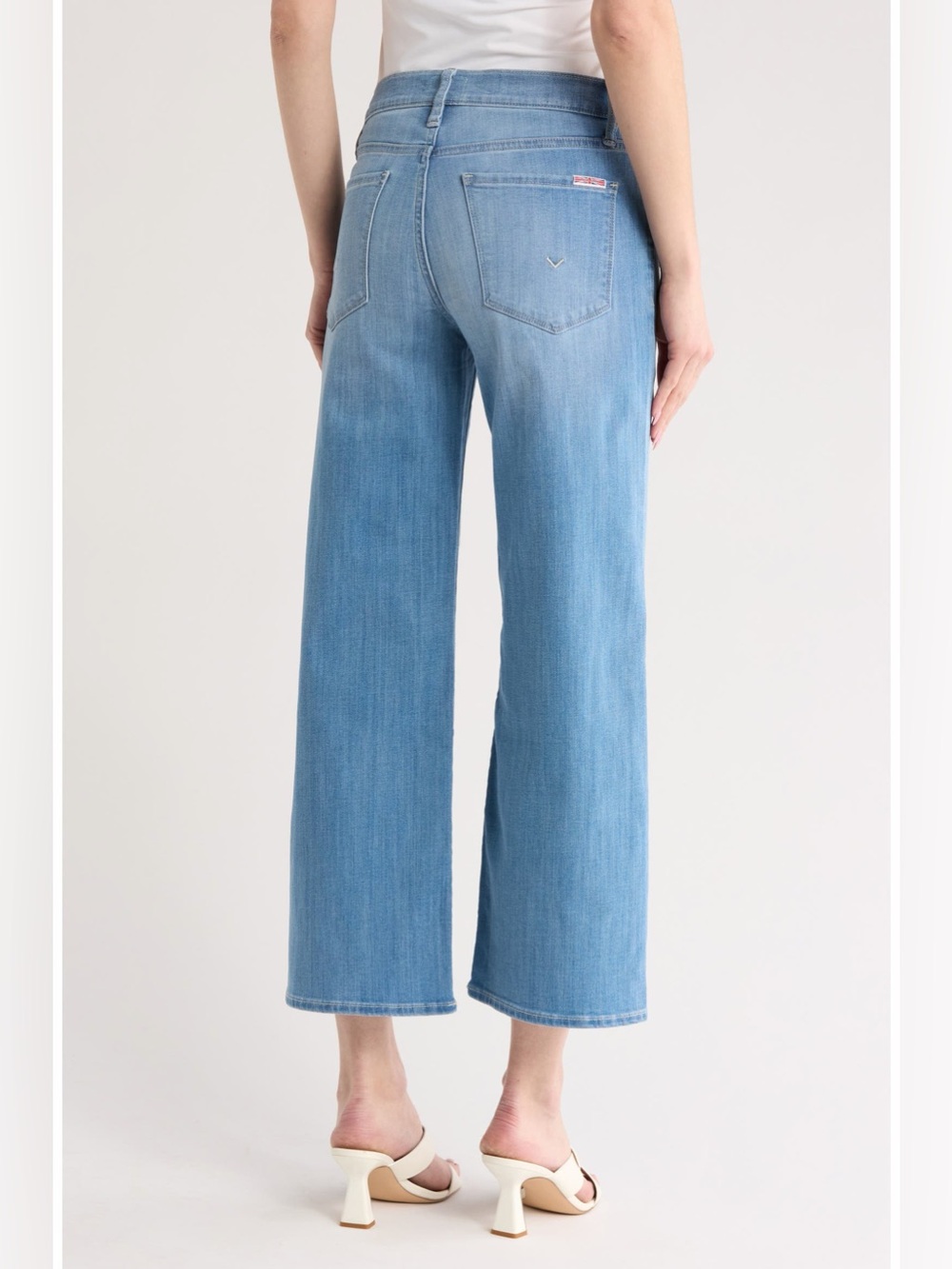 Hudson Rosalie Jeans Light Blue Wide-Leg Denim Size 31 NWOT
